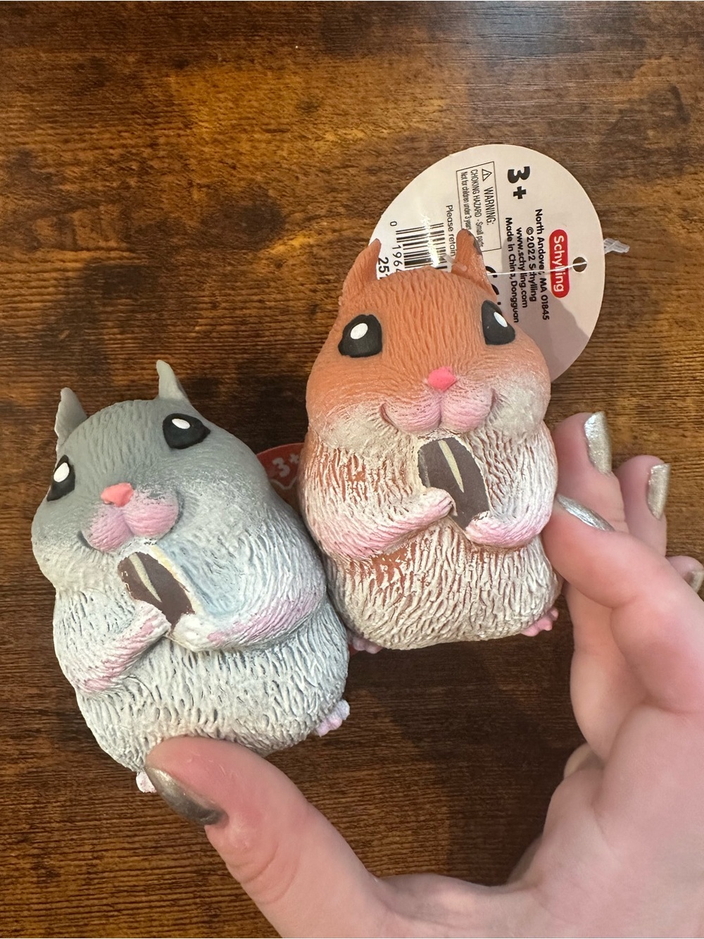Schylling - Chonky Cheeks Hamster VIRAL TIKTOK NWT 2 pack